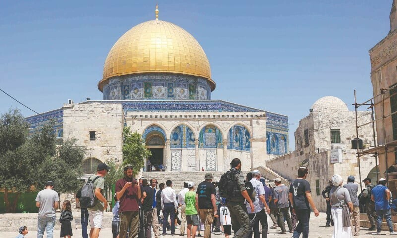 ‘بے شرم اقدامات’: پاکستان نے مسجد اقصیٰ میں اسرائیلی وزراء کے داخلے کی مذمت کر دی