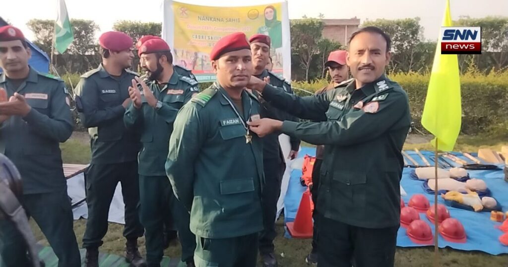 ننکانہ میں کمیونٹی ایمرجنسی ریسپانس ٹیموں کے مقابلے منعقد