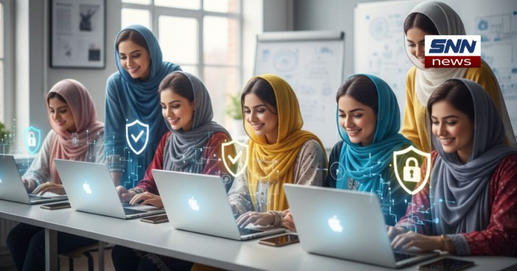 لاہور کالج میں خواتین کے لیے آن لائن تشدد کے خاتمے کی تقریب