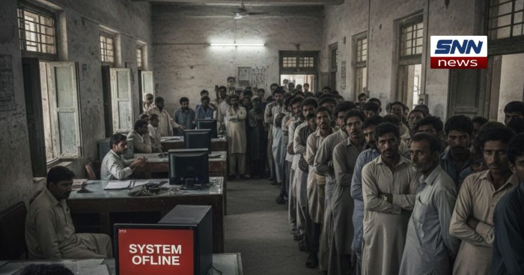 چک 84RB میں لینڈ ریکارڈ آن لائن بند، عوام شدید پریشان