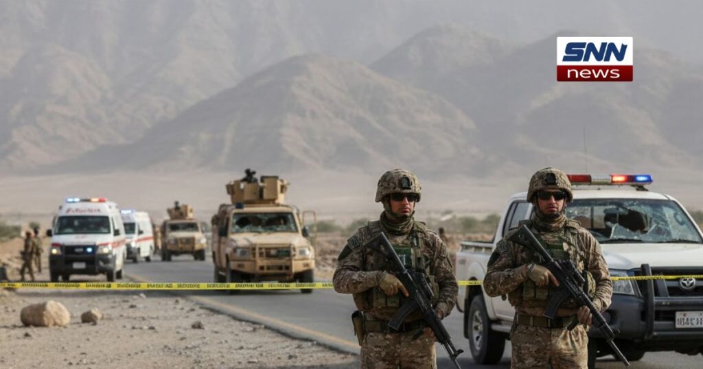 سیکیورٹی اہلکار رپورٹ ہونے والے حملوں کے بعد بلوچستان میں تعینات۔