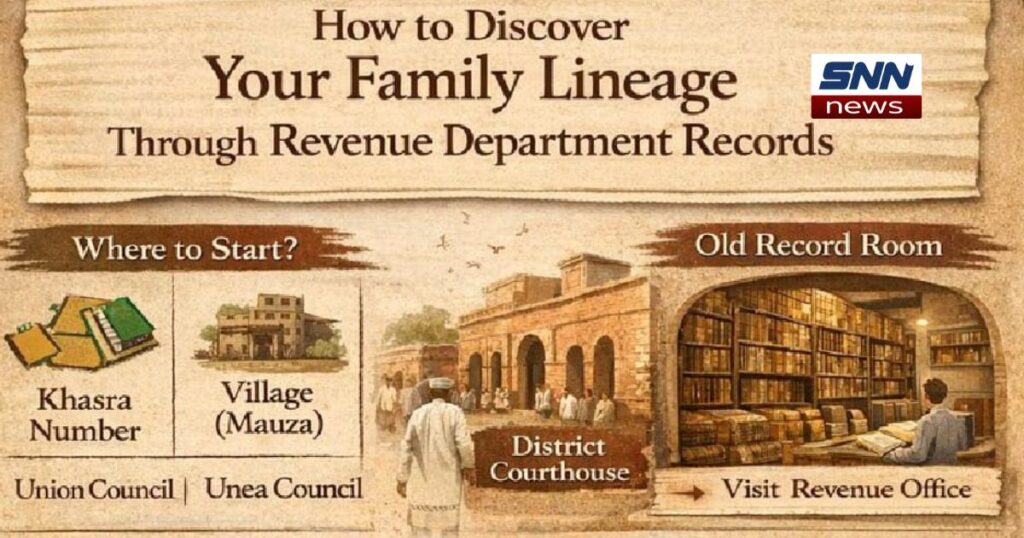 محکمہ مال سے شجرۂ نسب معلوم کرنے کا مستند طریقہ