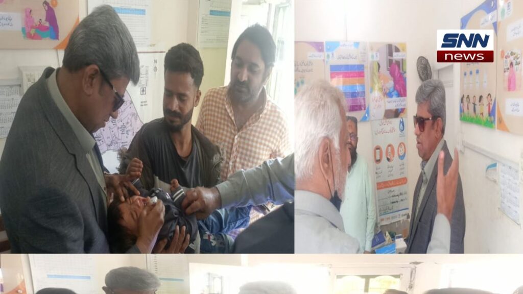 پولیو فری ماڑی پور ٹاؤن سندھ حکومت کی ہدایت پر پولیو مہم کا آغاز