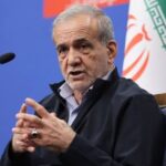 ایران کے صدر مسعود پزشکیان کا امریکہ سے مذاکرات پر بیان دیتے ہوئے