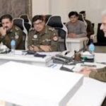 آئی جی پنجاب عبدالکریم پنجاب سیف سٹیز اتھارٹی ہیڈکوارٹرز لاہور میں پہلی کمانڈ کانفرنس کی صدارت کرتے ہوئے محرم الحرام سکیورٹی پلان پر بریفنگ