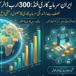 ایران سرمایہ کاری فنڈ 300 ارب ڈالر نجی کمپنیاں عالمی سرمایہ کاری